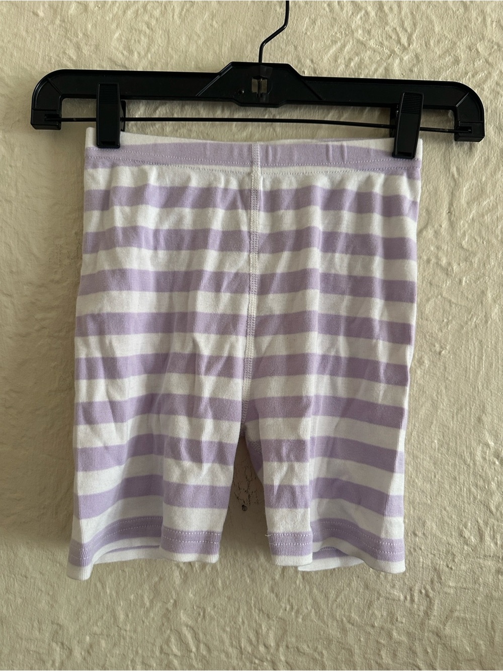 Hanna Andersson x Frozen 2 Lilac Purple White Girls Striped Pajama Shorts 8